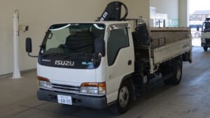 2001 Crane Truck Isuzu Elf KK-NKR71LR