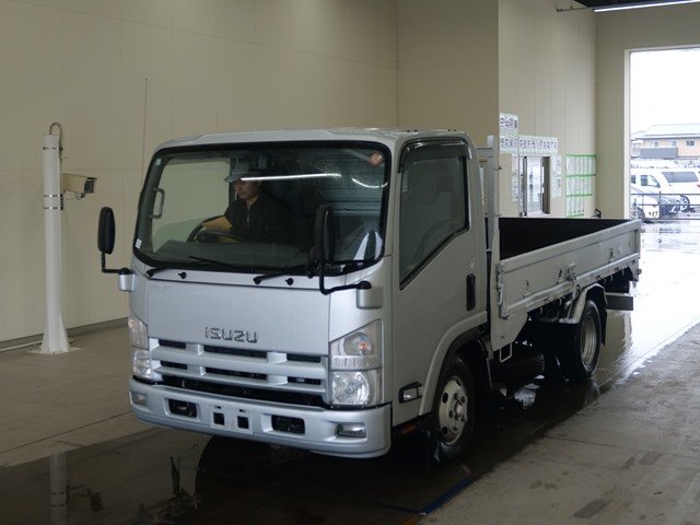 2010 Flat Body Truck Isuzu Elf BKG-NPR85AN