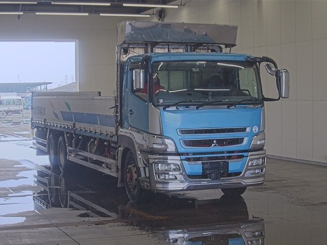 2014 Flat Body Truck Mitsubishi Fuso Super Great QKG-FV54VZ - Image 3