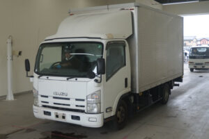2008 Van Wing Isuzu Elf BKG-NPR85AN - Image 1