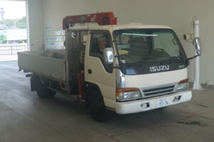 1996 Crane Truck Isuzu Elf KC-NPR71LV