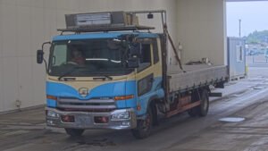 2013 Flat Body Nissan UD  TKG-MK38C - Image 1
