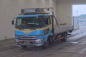 2013 Flat Body Nissan UD  TKG-MK38C - Image 1
