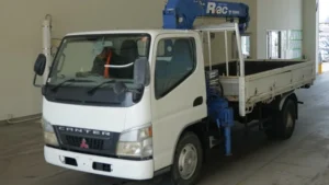 2003 Crane Truck Mitsubishi Fuso Canter KK-FE73EEN