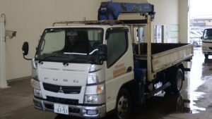 2016 Crane Truck Mitsubishi Fuso Canter TKG-FEA50