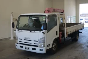 2009 Crane Truck Isuzu Elf BKG-NPR85AR