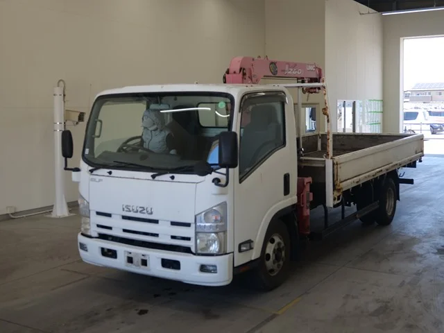 2009 Crane Truck Isuzu Elf BKG-NPR85AR