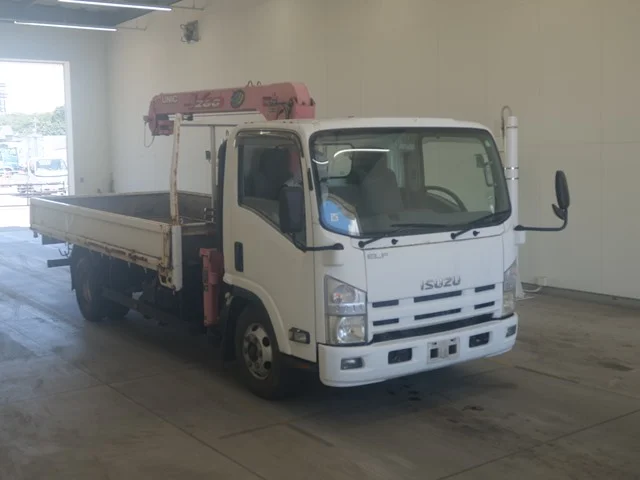 2009 Crane Truck Isuzu Elf BKG-NPR85AR - Image 3