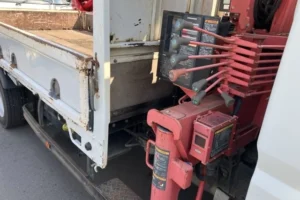 2007 Crane Truck Mitsubishi Fuso Canter PDG-FE83DN
